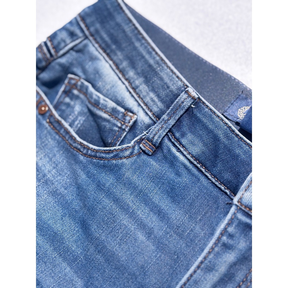 Democracy Ab solution High Rise Bootcut Jeans Medium Wash Blue Size 10 - Picture 5 of 13